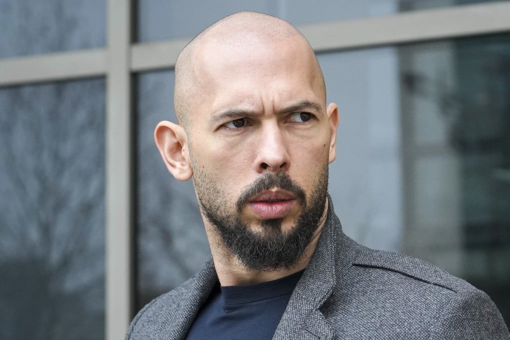Andrew Tate leaving the Bucharest Tribunal in Bucharest, Romania, on February 29. Photo: AP