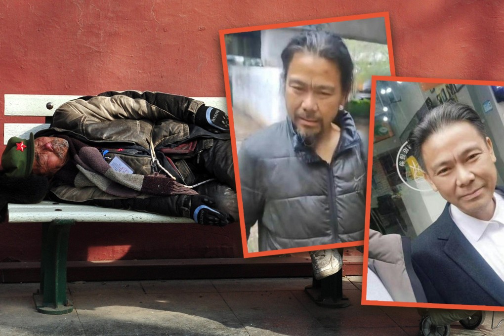 A kind-hearted nephew in China who found his uncle who had been living rough on the mainland for 25 years and gave him a makeover plus some cash to attend a family reunion has received widespread praise on social media. Photo: SCMP composite/Shutterstock/Weibo