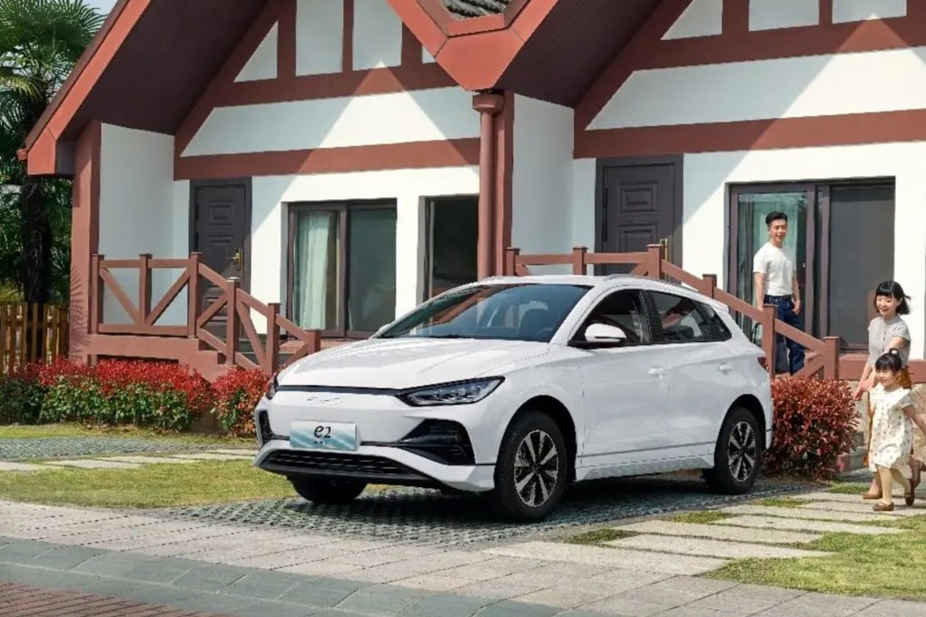 A view of BYD’s e2 Honor Edition. Photo: BYD
