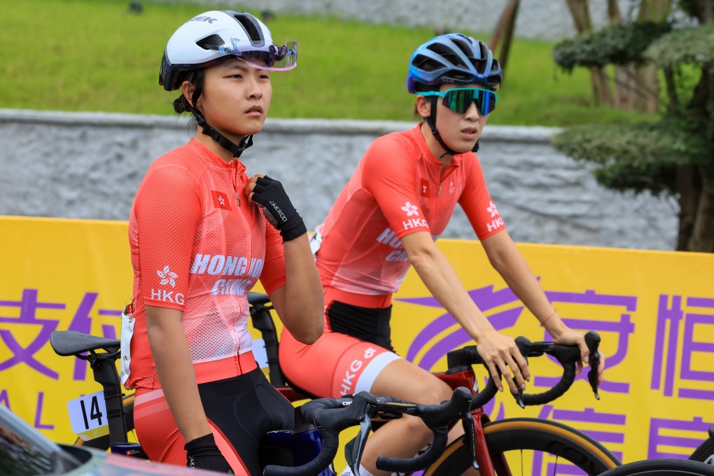 Ceci Lee (left) is adopting a fearless attitude to this week’s UCI Track Nations Cup in Hong Kong. Photo: Dickson Lee.