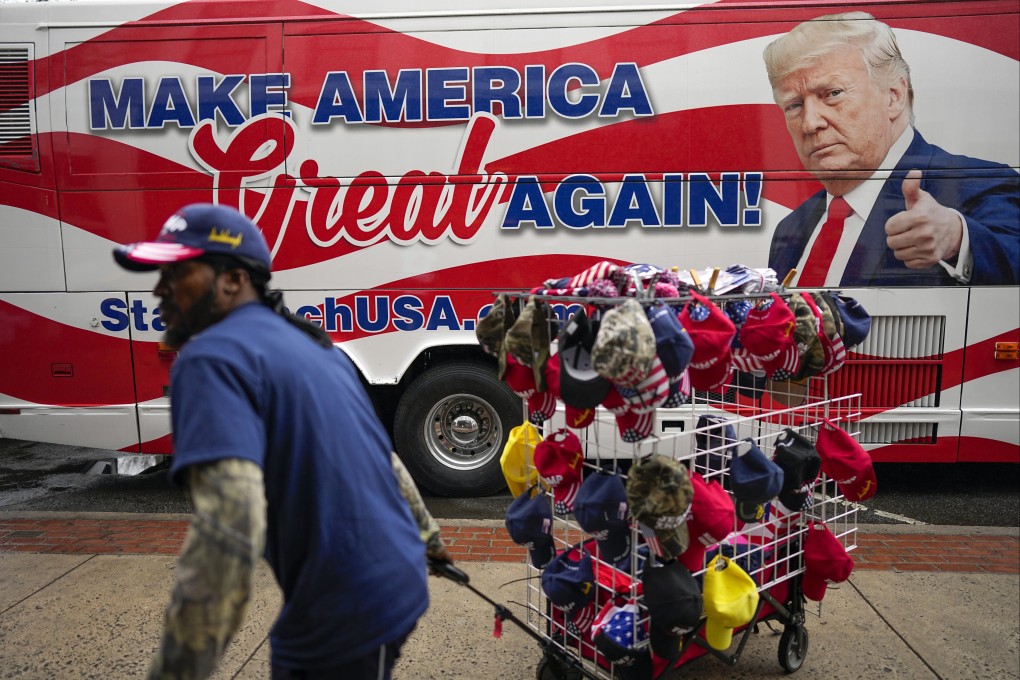 Donald Trump is now attempting to win back the White House from the opponent who took it from him. Photo: AP