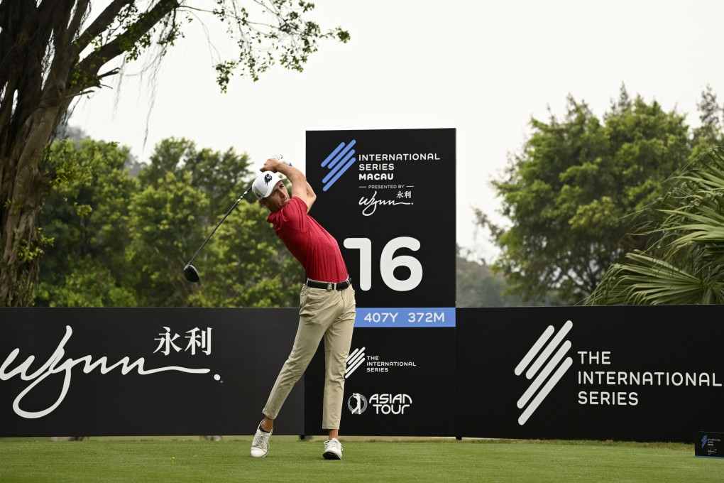 David Puig of Spain during Thursday’s round one of the International Series Macau at the Macau Golf and Country Club. Photo: Paul Lakatos/Asian Tour