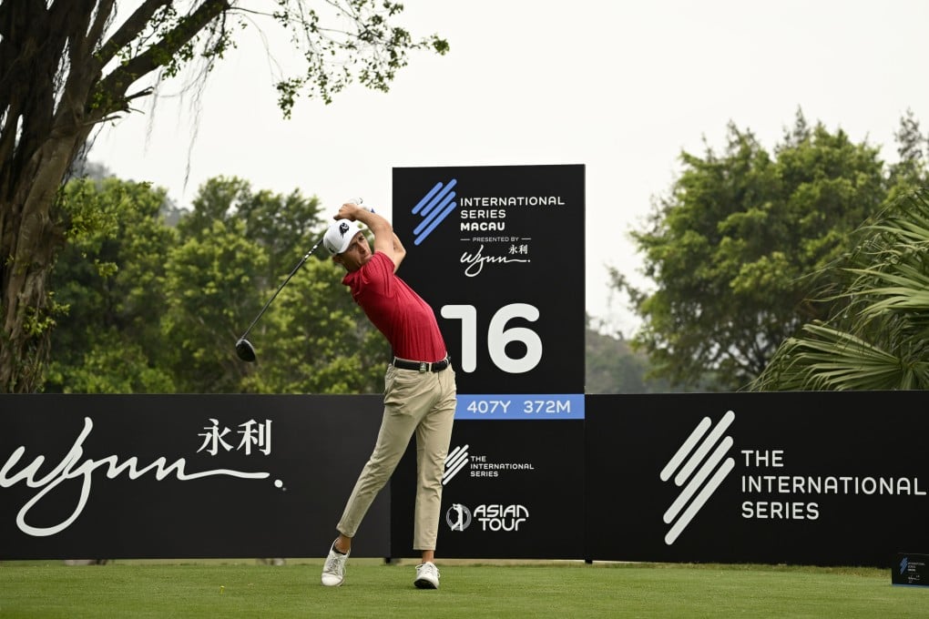 David Puig of Spain during Thursday’s round one of the International Series Macau at the Macau Golf and Country Club. Photo: Paul Lakatos/Asian Tour