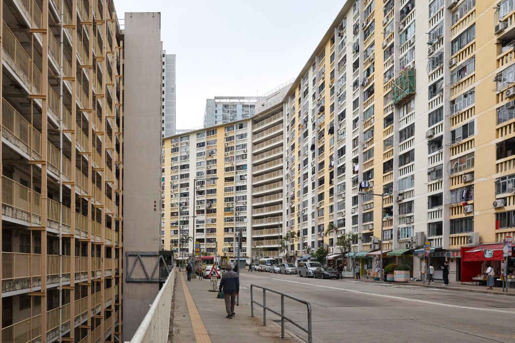 The Wah Fu Estate, where the first 900 households will move before July 2027 as the Housing Authority prepares to redevelop the area. Photo: Edmond So