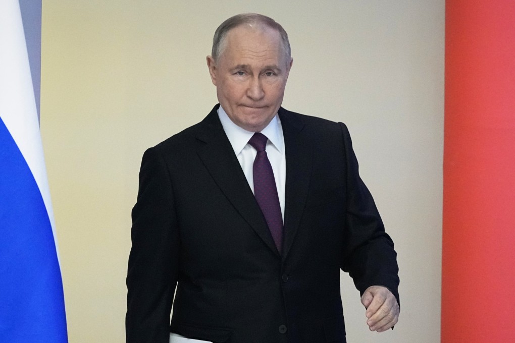 Russian President Vladimir Putin before delivering his state-of-the-nation address in February. Photo: AP