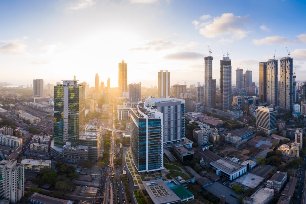 An aerial view of Mumbai’s richest business district and skyscraper hub, Lower Parel. Photo: Shutterstock