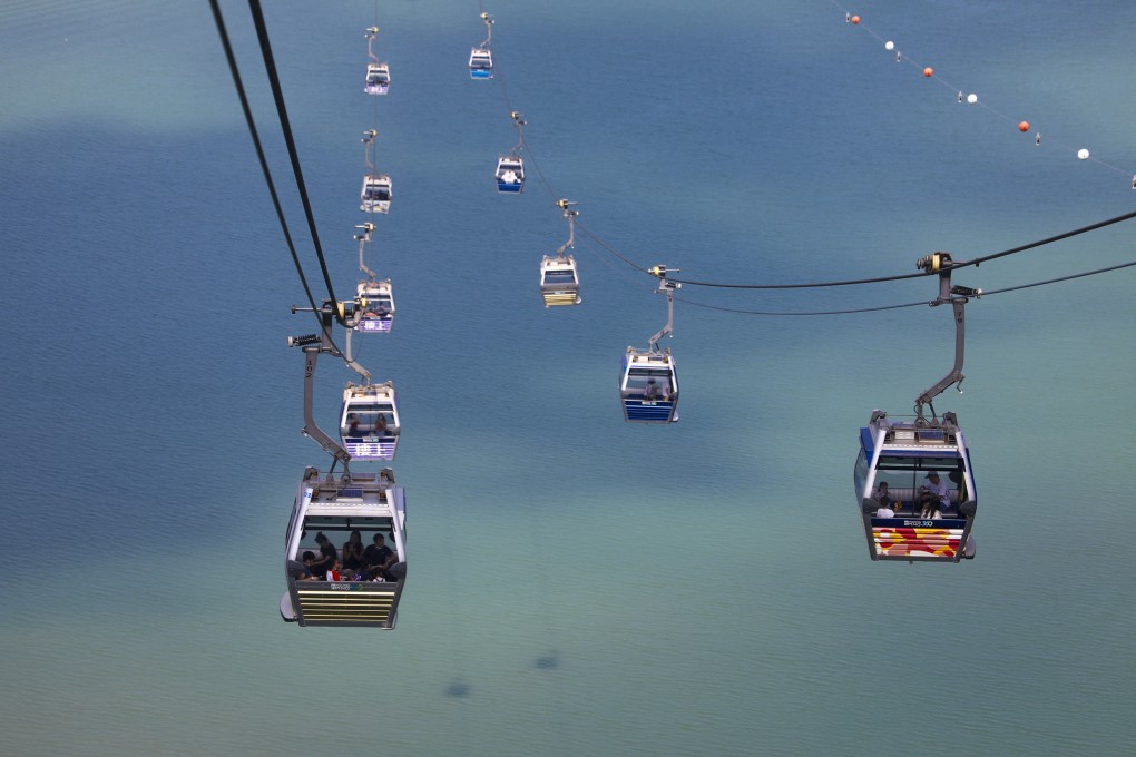 The Ngong Ping 360 cable car attraction is on the way up after a coronavirus slump, the firm says. Photo: Dickson Lee