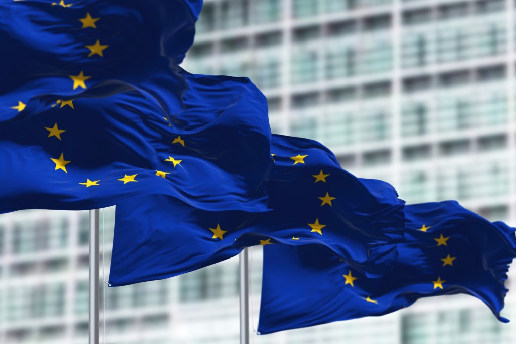 European Union flags outside the EU Commission headquarters in Brussels. Photo: Shutterstock