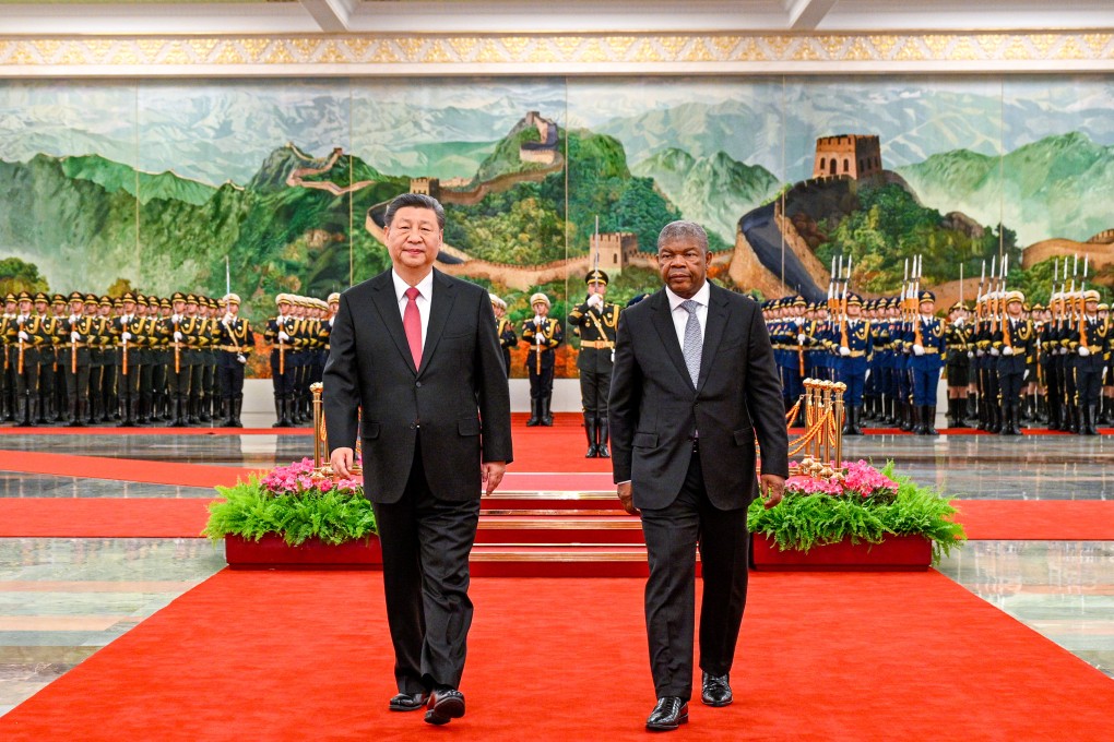 On Friday, Chinese President Xi Jinping holds a welcome ceremony for the President of the Republic of Angola, Joao Lourenco before their talks in Beijing. Photo: XInhua