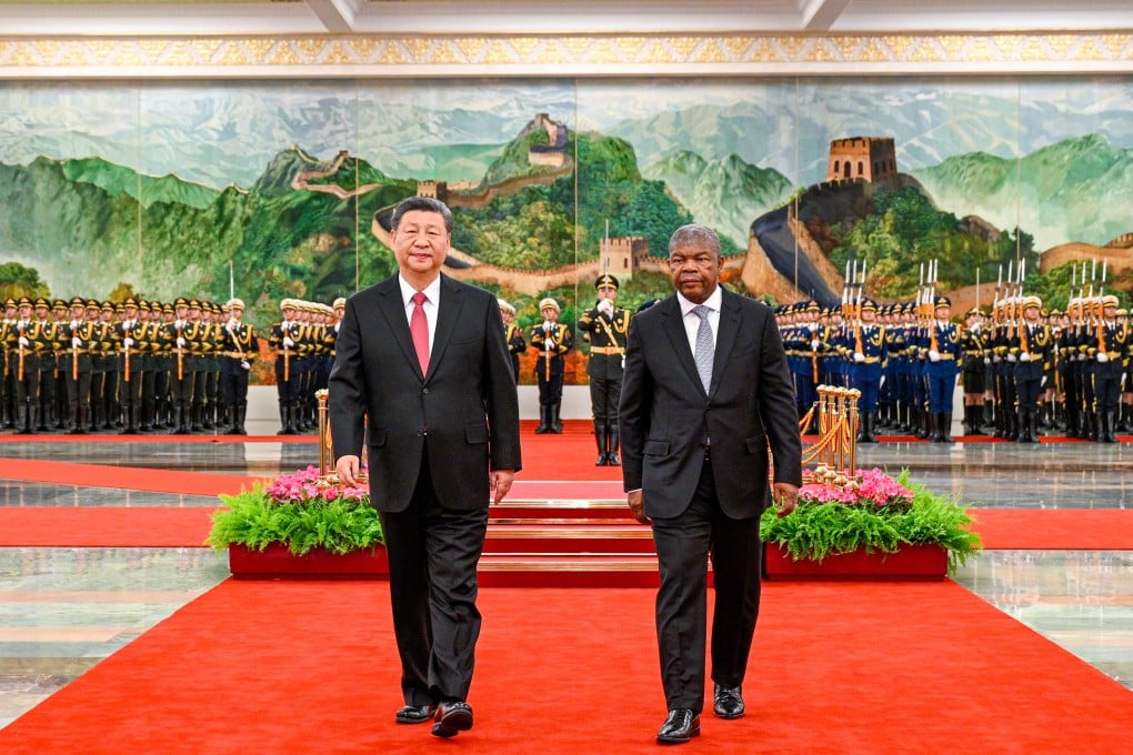 On Friday, Chinese President Xi Jinping holds a welcome ceremony for the President of the Republic of Angola, Joao Lourenco before their talks in Beijing. Photo: XInhua