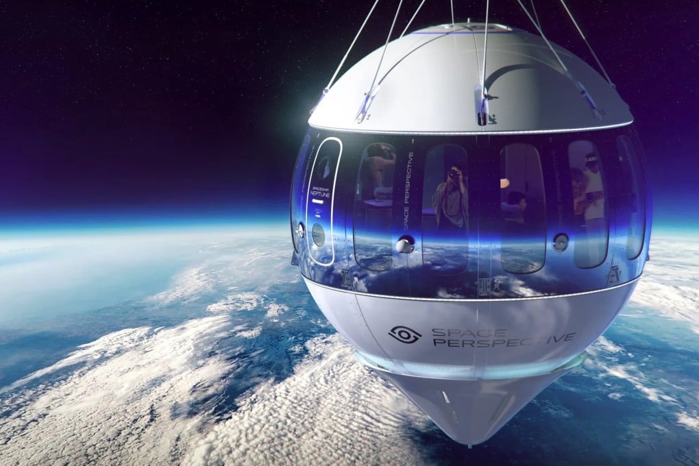 SpaceVIP will take guests 30 kilometres above sea level in a space balloon to dine on a luxury meal created by Danish chef Rasmus Munk while watching the sun rise over the earth’s curvature - at the cost of US$500,000. Photo: SpaceVIP