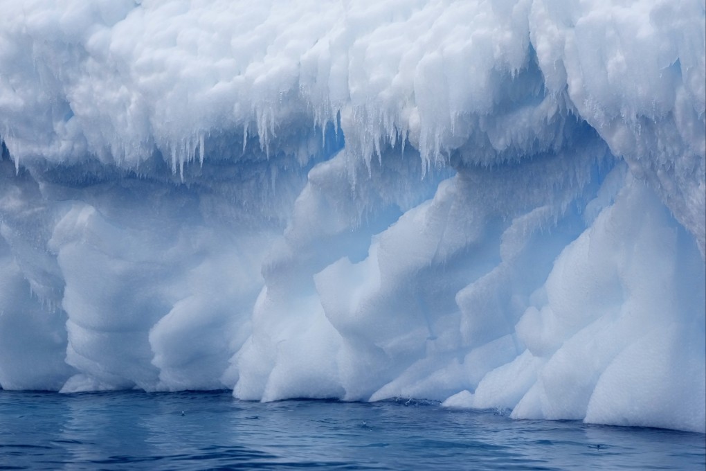 Ice floats on the Bransfield Strait near the Bernardo O’Higgins Chilean military base in Antarctica. Key glaciers worldwide suffered the largest loss of ice ever since records began in 1950. Photo: AP