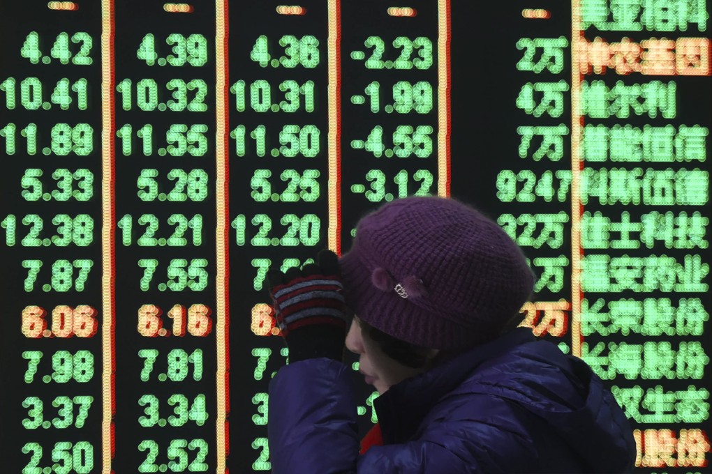 China’s benchmark CSI 300 Index hit a five-year low last month. Photo: Chinatopix via AP