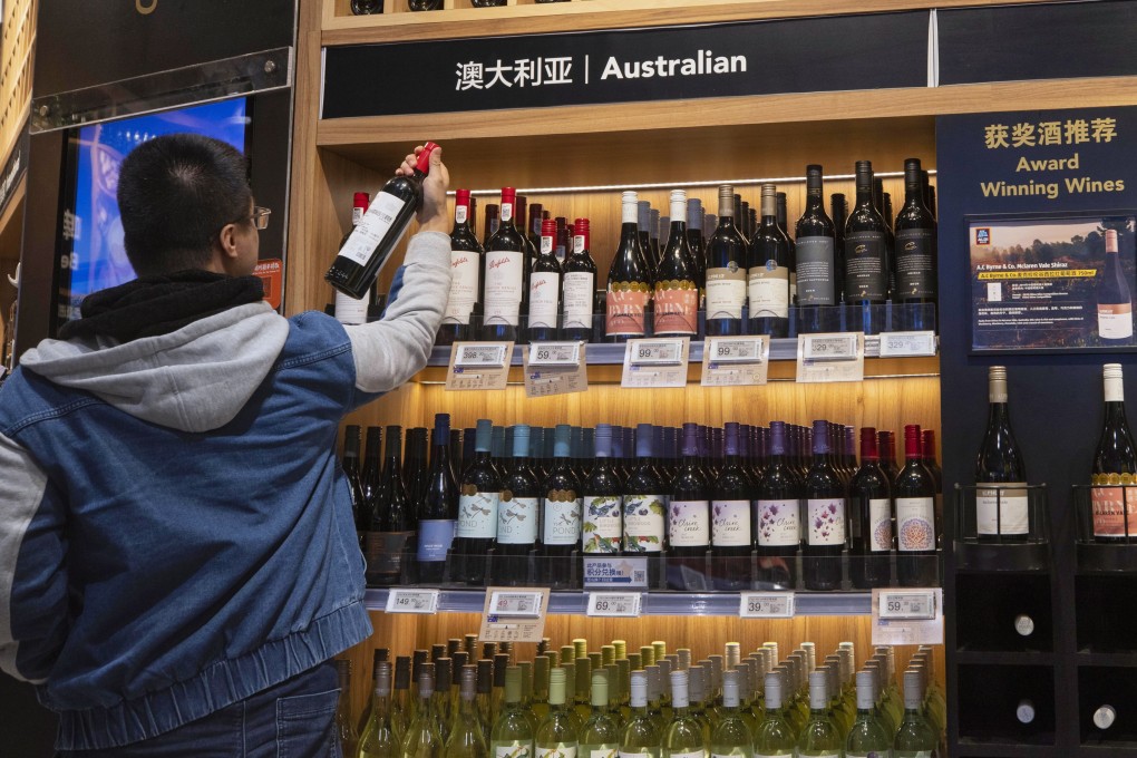 Australia is pushing to have tarrifs on wine and other agricultural products lifted. Photo: EPA-EFE