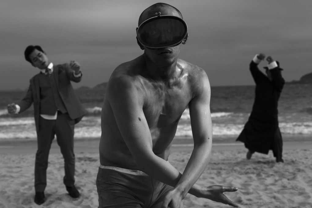 A still from Sparrow on the Sea, by Chinese filmmaker and painter Yang Fudong. The new art film is currently showing on the big screen on the M+ facade in Hong Kong. Photo: Yang Fudong