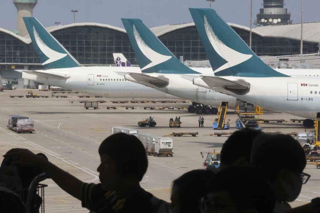 Cathy’s figures for February showed it carried 1.8 million passengers, up 61.6 per cent, year on year and 107,039 tonnes of cargo, a 3 per cent increase. Photo: Jonathan Wong