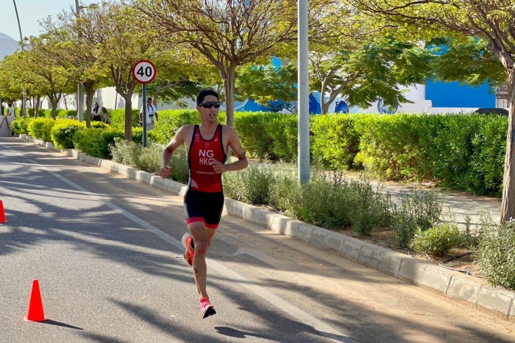 Jason Ng is ‘in a good place’ ahead of his home World Cup event on Sunday. Photo: Hong Kong Triathlon Association