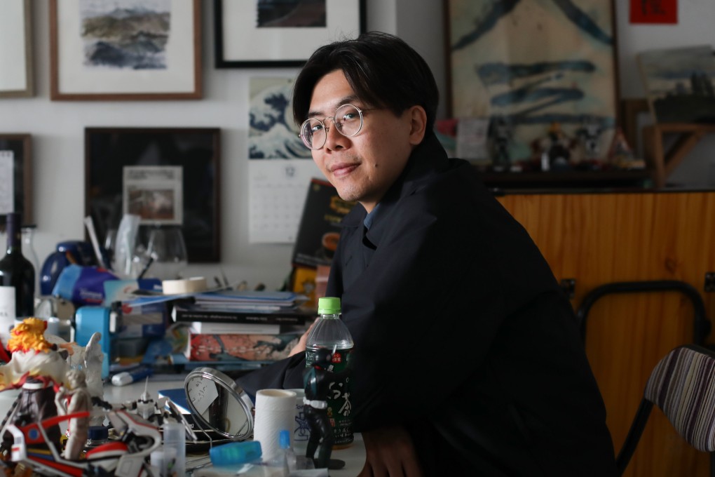 Artist Stephen Wong Chun-hei at his Hong Kong studio. He opens up about his exhibition The Star Ferry Tale at Gallery Exit, comparisons with British painter David Hockney, and why he’s not scared of AI taking over art. Photo: Xiaomei Chen