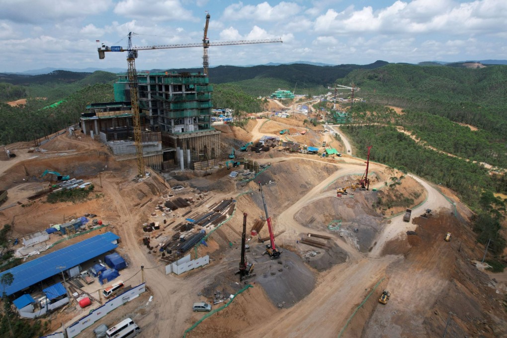 The Presidential Palace under construction in Nusantara. Photo: Bloomberg