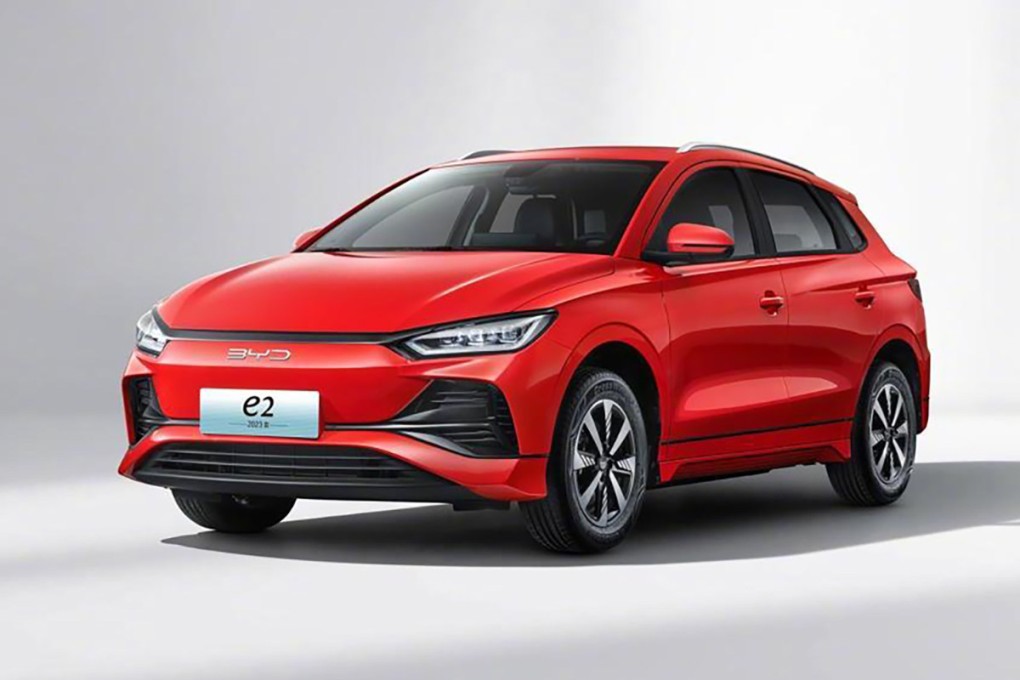 BYD, the world’s largest electric vehicle (EV) maker, has priced its e2 model under the 100,000 yuan (US$13,912) threshold. Photo: BYD