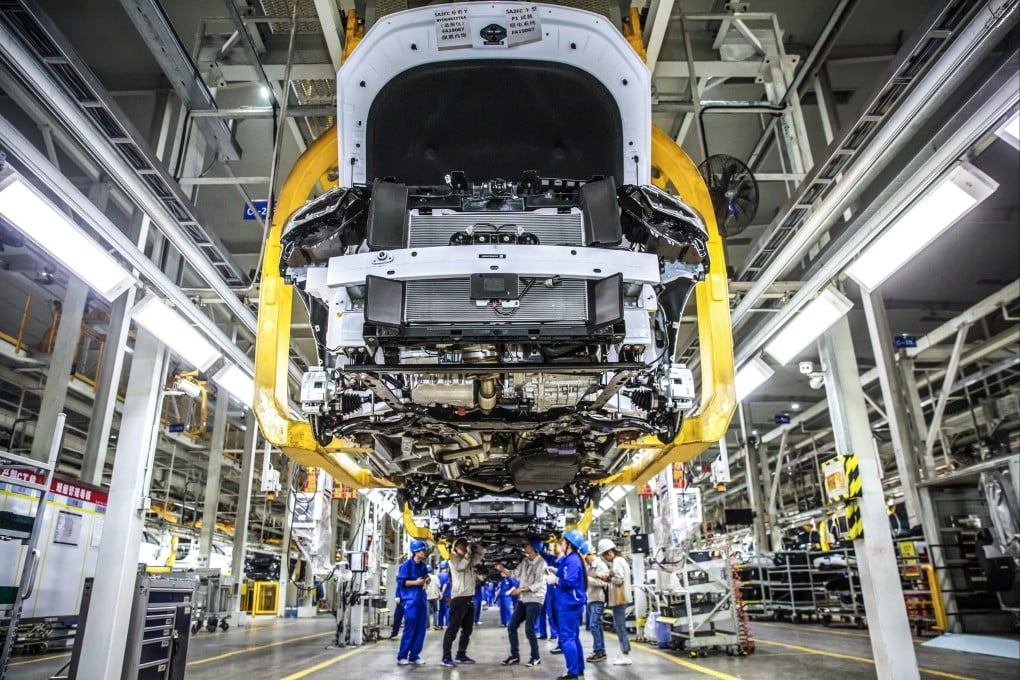 A BYD production line. Reports have said the Italian government has invited the Shenzhen-based firm, along with automobile maker Chery, to build plants in Italy. Photo: Xinhua