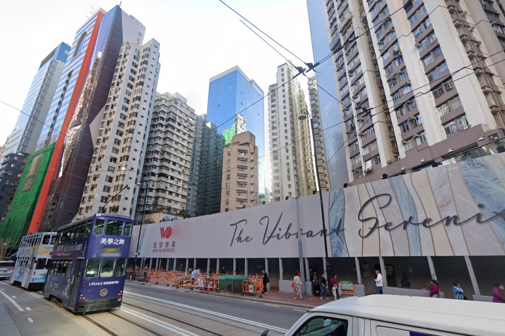 The Sing Pao Building and car park in Fortress Hill is being redeveloped into commercial and residential units. Photo: Google map