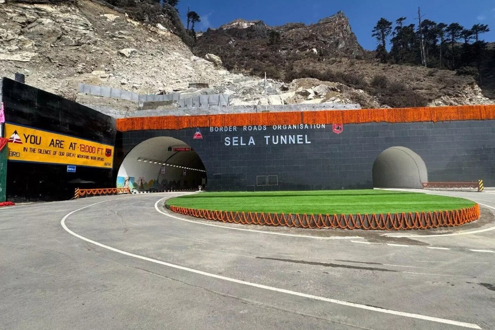 The Sela Tunnel which connects Tezpur and Tawang in Arunachal Pradesh was constructed at an altitude of 13,000 feet (39,600 metres). Photo: X/ @gemsofbabus_