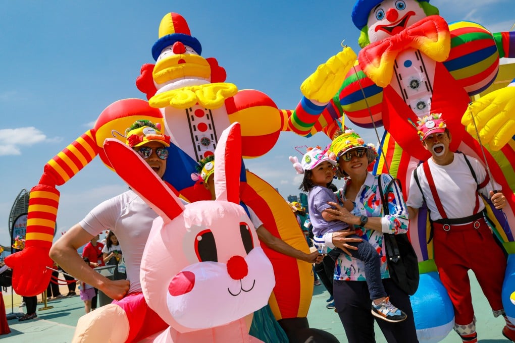 An Easter parade at East Coast Park Precinct, North Point. Photo: May Tse