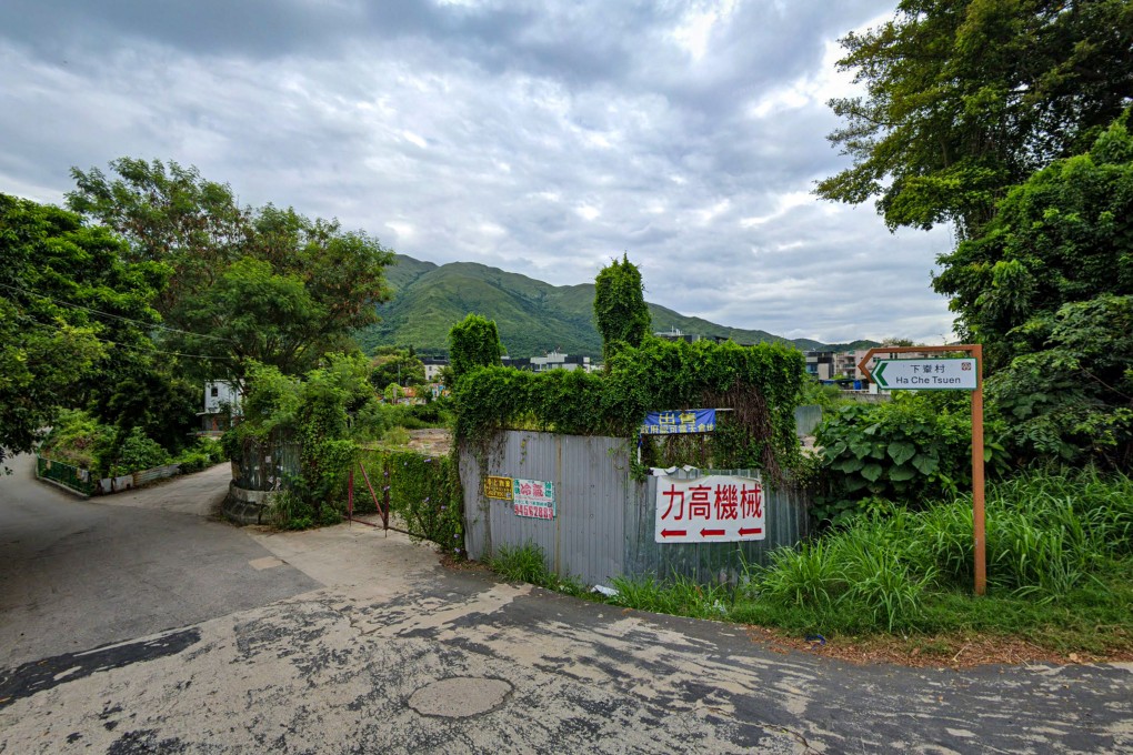 Officers have been checking security camera footage of the incident at a ground floor home at Ha Che Tsuen house on Fan Kam Road. Photo: Google Maps