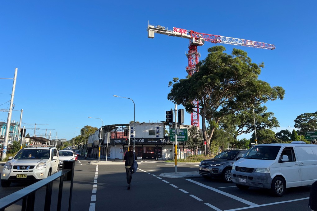 A construction site for a student accommodation building near the University of New South Wales in Sydney seen on February 17, 2023. The Australian government has taken measures to reform issues around student visa issuance, but the dire shortage of affordable student housing has yet to be addressed. Photo: Reuters