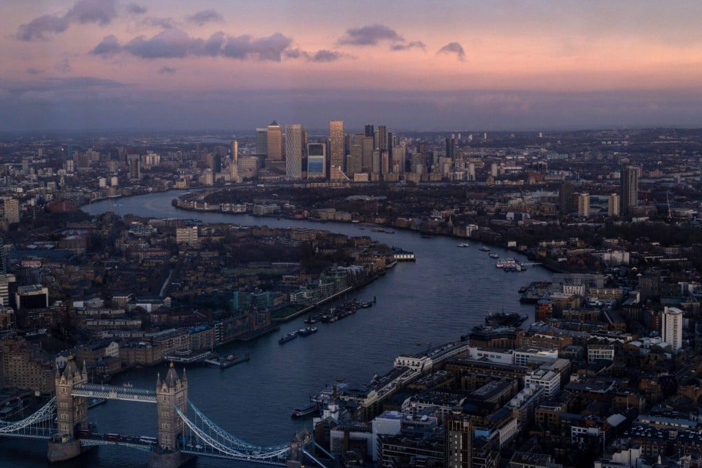 The River Thames in London, UK. Rents in the British capital are rocketing at the fastest pace on record. Photo: Bloomberg