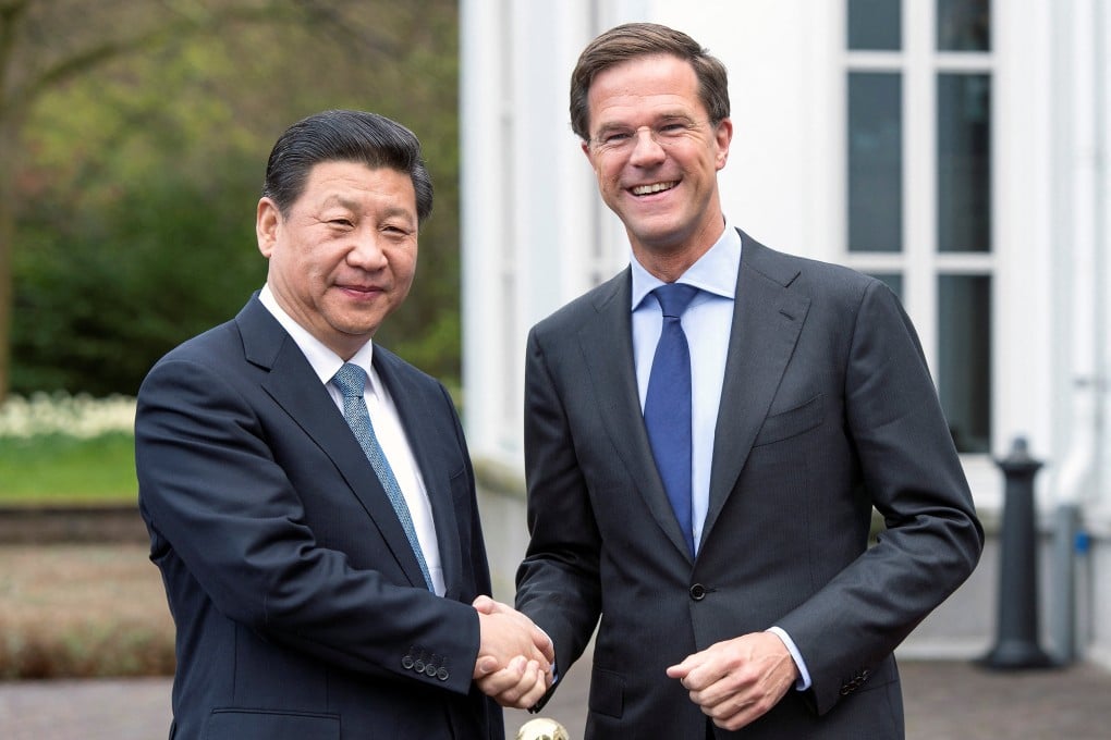 Dutch Prime Minister Mark Rutte will meet Chinese President Xi Jinping on Wednesday in Beijing as bilateral ties between the two countries fray over tightening chip restrictions on China. Photo: Reuters