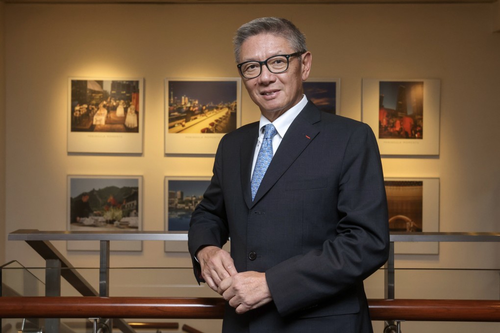 ​Clement Kwok King-man, chief executive officer of The Hong Kong and Shanghai Hotels Limited, at his office in Central on 20 March 2024. Photo: Jonathan Wong.
