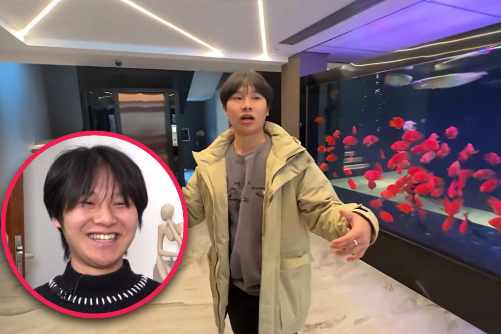 The multimillionaire father of the heir to a hugely successful spicy food brand in China kept his wealth a secret from his son for more than 20 years so that the youngster would not grow up spoiled. Photo: SCMP composite/Weibo/Bilibili