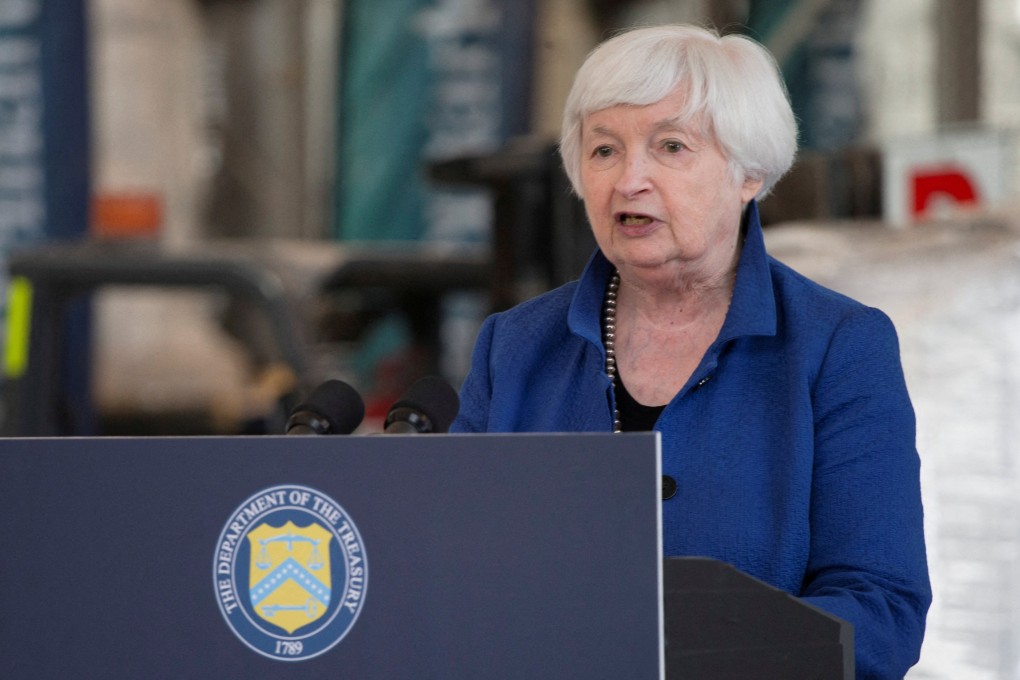 US Treasury Secretary Janet Yellen is likely to bring up China’s excess capacity in industries like electric vehicles and lithium batteries during her upcoming visit. Photo: Reuters