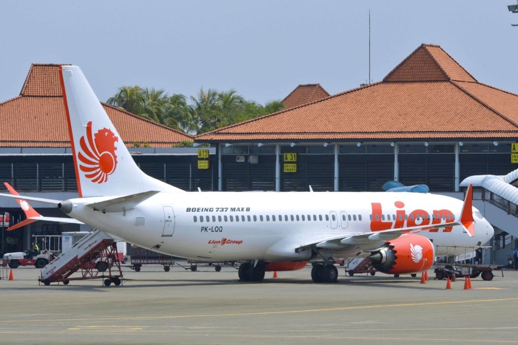 A Lion Air passenger jet of the Boeing 737 MAX 8 series at Jakarta Airport. The same type of aircraft belonging to the airline crashed into the Java Sea off Jakarta on October 29, 2018 with 189 people on board. Photo: Kyodo News Stills via Getty Images