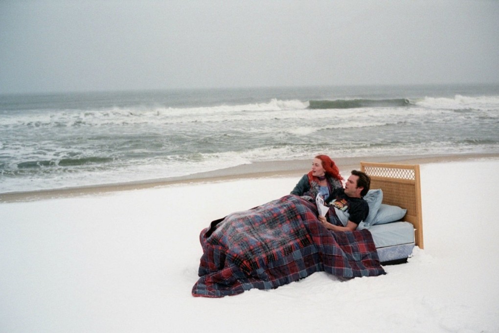 Jim Carrey and Kate Winslet in a still from Eternal Sunshine of the Spotless Mind. This flawed but fascinating film puts a deliciously surreal twist on love.
