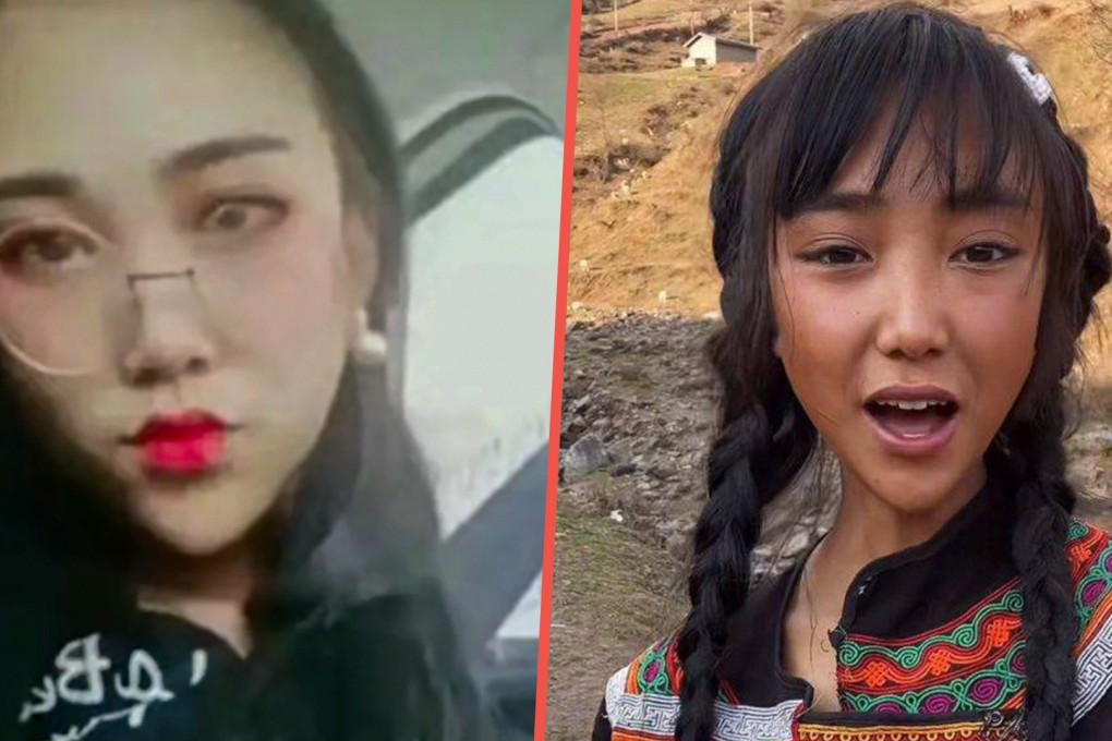 Police in China have broken up a fake influencers racket which saw pretend ethnic minority online personalities use bogus sob stories to scam viewers into buying fake organic products. Photo: SCMP composite/Douyin