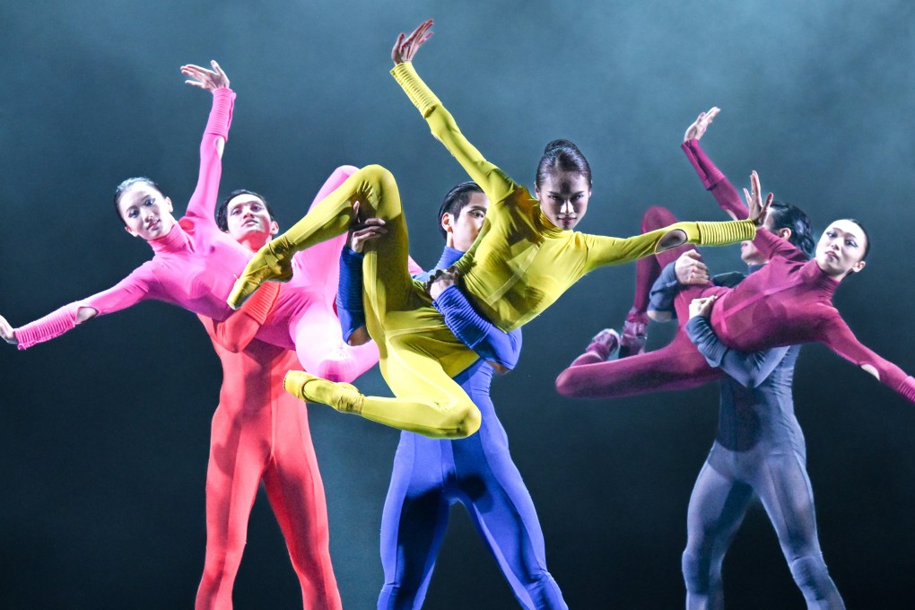 Hong Kong Ballet dancers perform Andonis Foniadakis’ fast-paced Strangelove, part of the ballet’s triple bill “The Rule Breakers” programme, performed at the Hong Kong Academy for Performing Arts, on March 23, 2024. Photo: Tony Luk