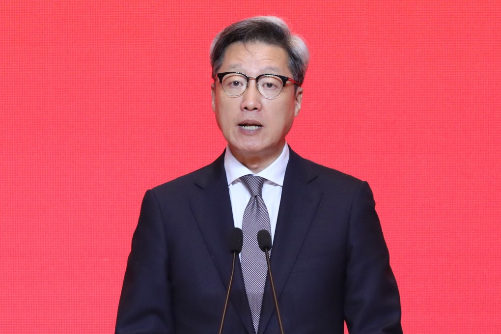 Chung Jae-ho, South Korea’s ambassador to China, speaks during an event in August 2022. Photo: VCG via Getty Images