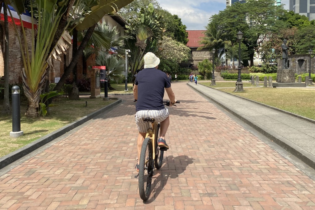 A guided cycling tour through Intramuros, the oldest part of Manila in the Philippines, takes in courtyards, gardens and a site closely connected to the darkest period in the former Spanish city’s recent history. Photo: Tamara Hinson