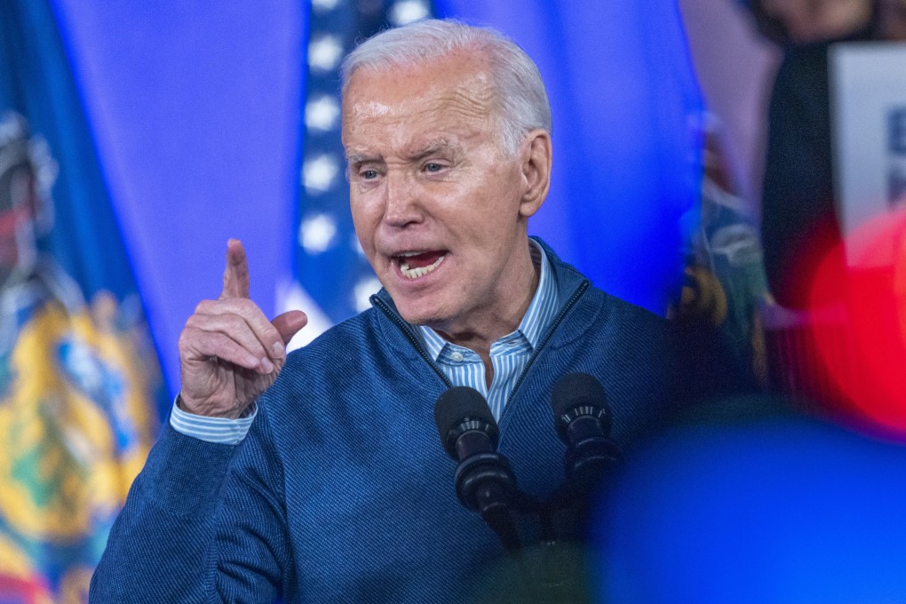 US President Joe Biden delivers a campaign speech in Pennsylvania on March 8. Photo: EPA-EFE