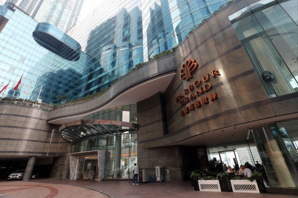 The Harbour Grand Kowloon Hotel in Whampoa, Hung Hom, where a teenager is alleged to have been beaten with baseball bats over cryptocurrency trading profits. Photo: Sun Yeung