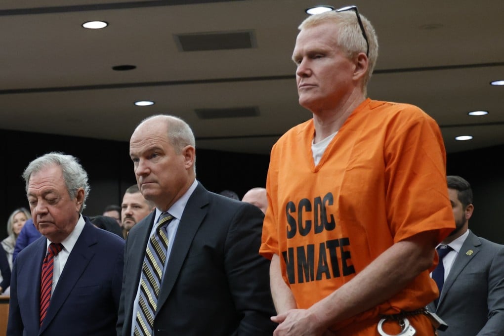 Convicted murderer Alex Murdaugh in court in 2021. Murdaugh was sentenced in South Carolina on Monday to 40 years in prison for financial crimes. Photo: The State via AP