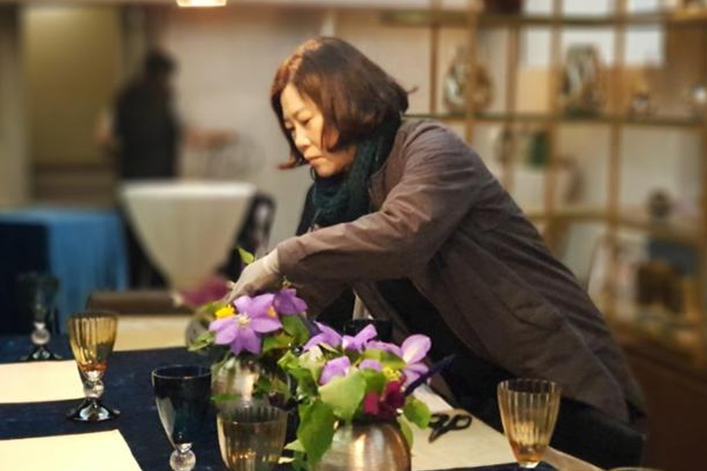 Food stylist Ko Young-ok arranges flowers for Korean mystery drama “Chip In”. Ko, South Korea’s first “full-time” food stylist for K-dramas and films, reflects on her career and reveals what advice she gives her students.  Photo: courtesy of Ko Young-ok
