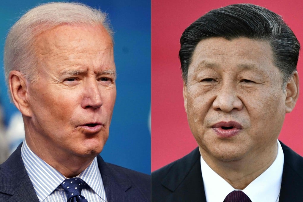 US President Joe Biden and his Chinese counterpart Xi Jinping spoke by phone on Tuesday. Photos: AFP