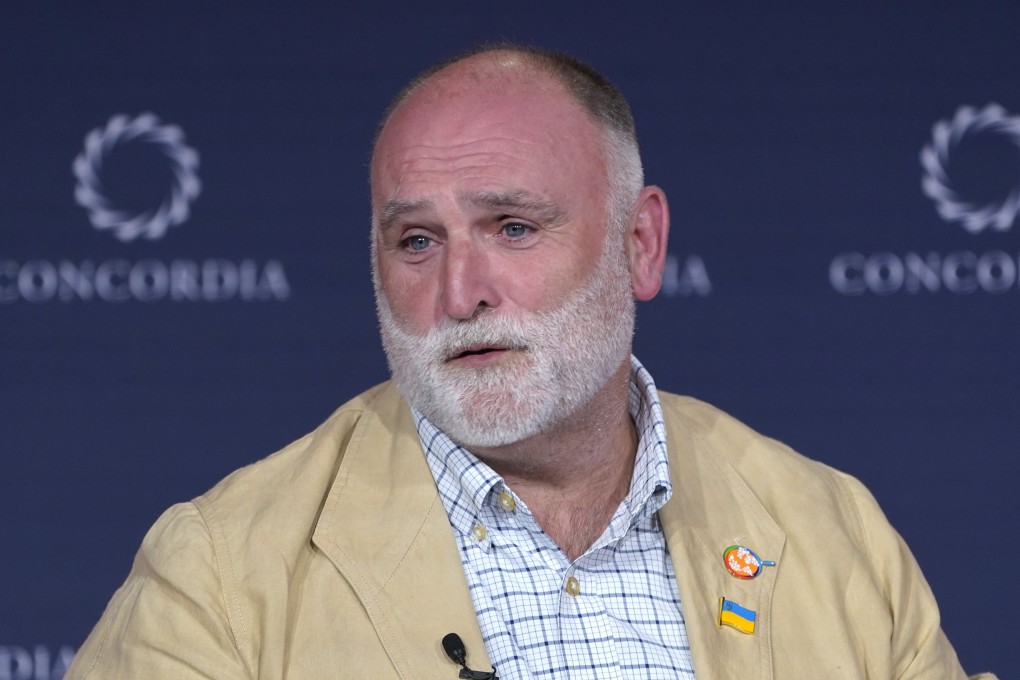 Jose Andres, who set up NGO World Central Kitchen to feed people in disaster zones as quickly as possible. Seven of its staff were killed this week in an Israeli air strike in Gaza. Photo: Getty Images for Concordia Summit
