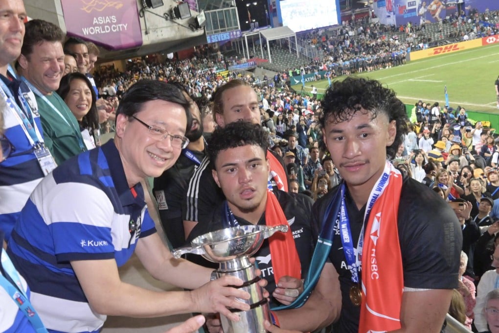 New Zealand were double winners at the 2023 Cathay/HSBC Hong Kong Sevens. Photo: Handout