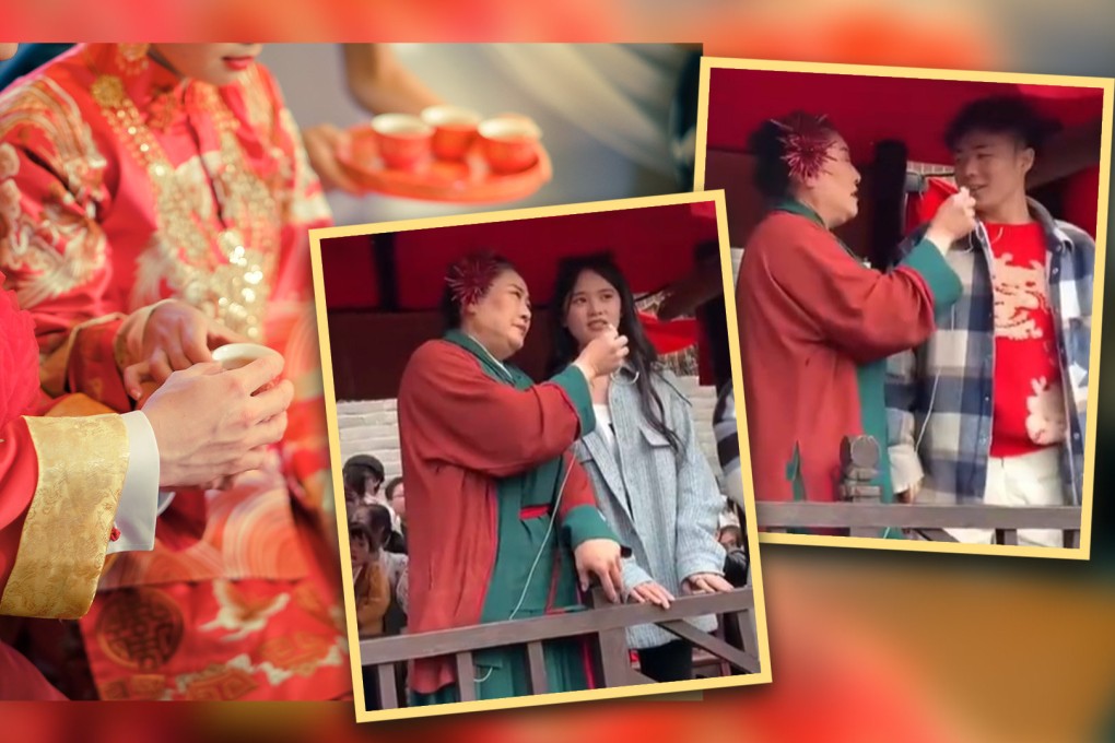 Young people in China are flocking to a famous tourist spot on the mainland to take part in a live-on-stage dating event to find love. Photo: SCMP composite/Shutterstock/Weibo