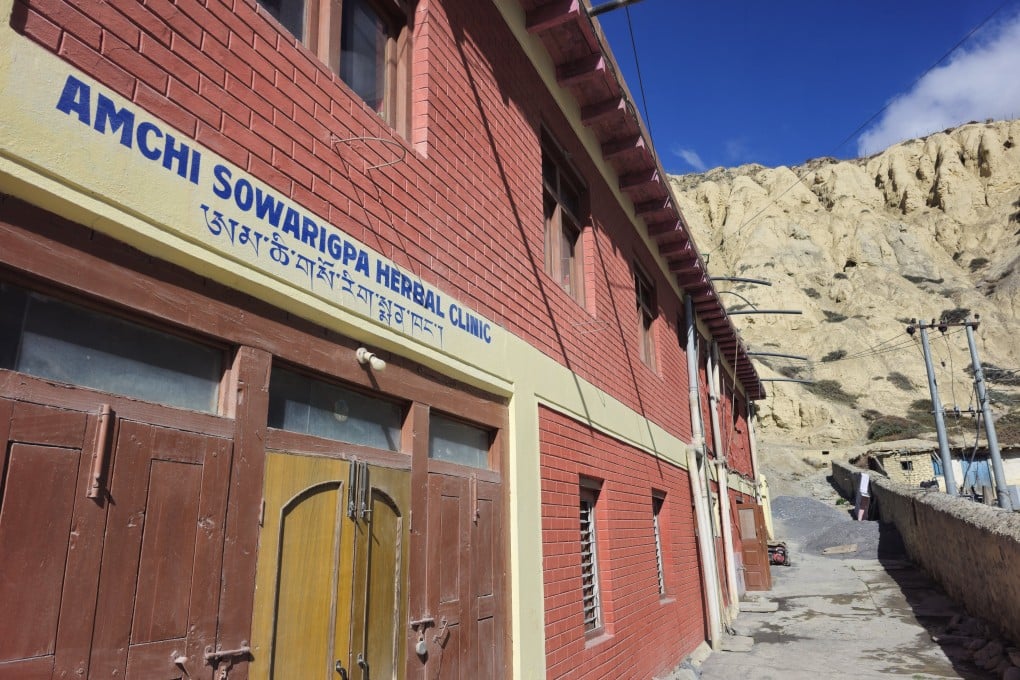 An exterior view of Amchi Tsewang Gyurme Gurung’s clinic in Jomsom. While Sowa Rigpa is an ancient practice, it is now facing an existential crisis in Nepal with only about 200 amchi still practising in the country. Photo: Alok Thapa